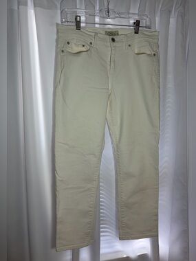 LUCKY BRAND White Sweet Crop Jeans size 8